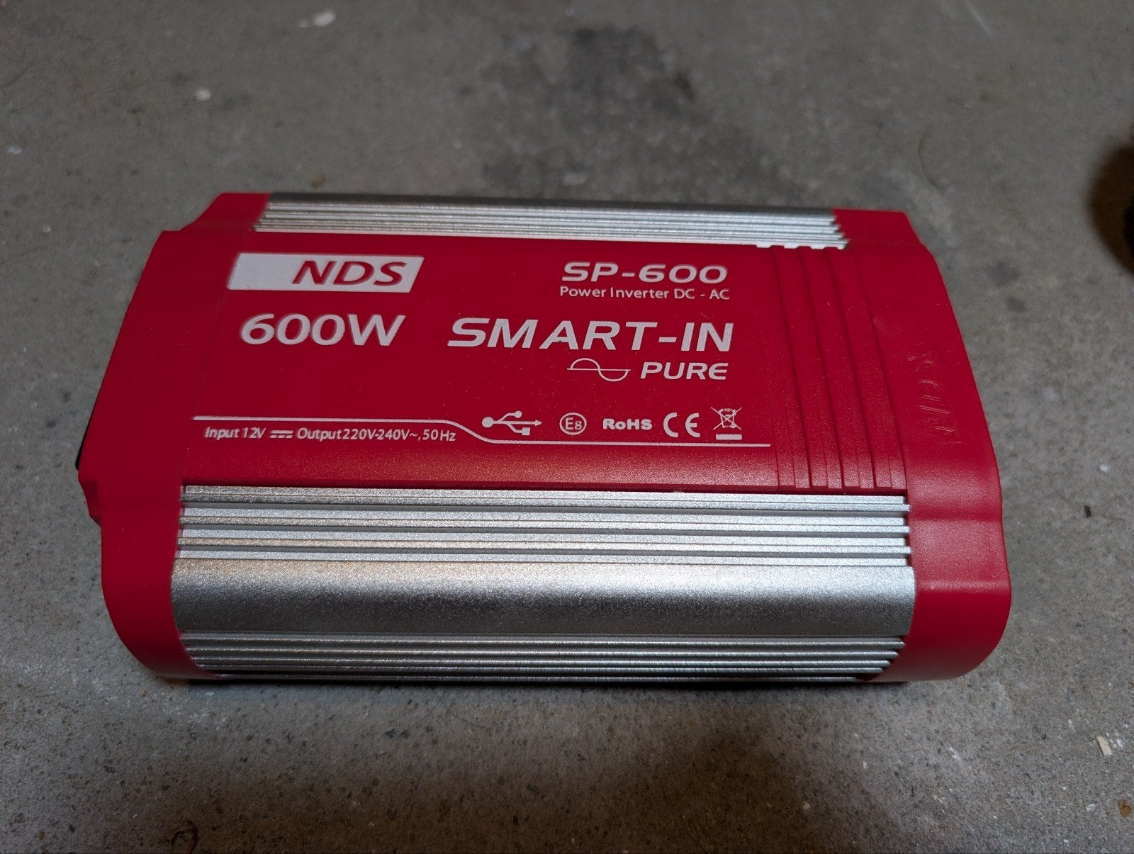 Nds Energy SP600 Omvormer 600W Pure Sinus, Ophalen of Verzenden, Gebruikt
