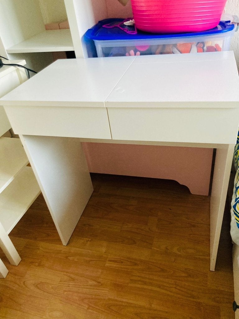 IKEA BRIMNES toilettafel, Kunststof, Gebruikt, Minder dan 100 cm, 50 tot 100 cm
