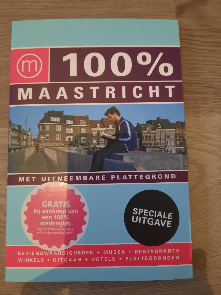 Reisgids: 100% Maastricht, Overige merken, Ophalen of Verzenden, Zo goed als nieuw, Reisgids of -boek