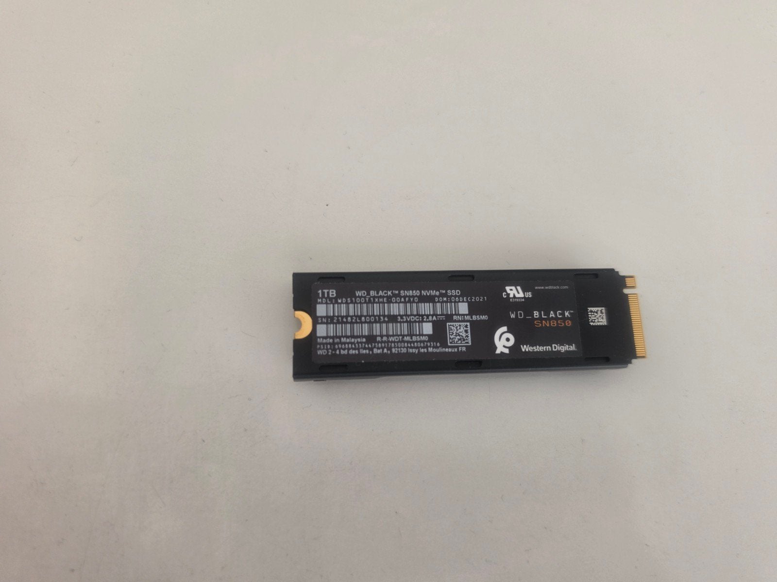 Zeernette WD Black SN850 NVMe SSD 1TB voor Playstation 5/PC, WD_BLACK, Intern, Console, WD_BLACK Netherlands