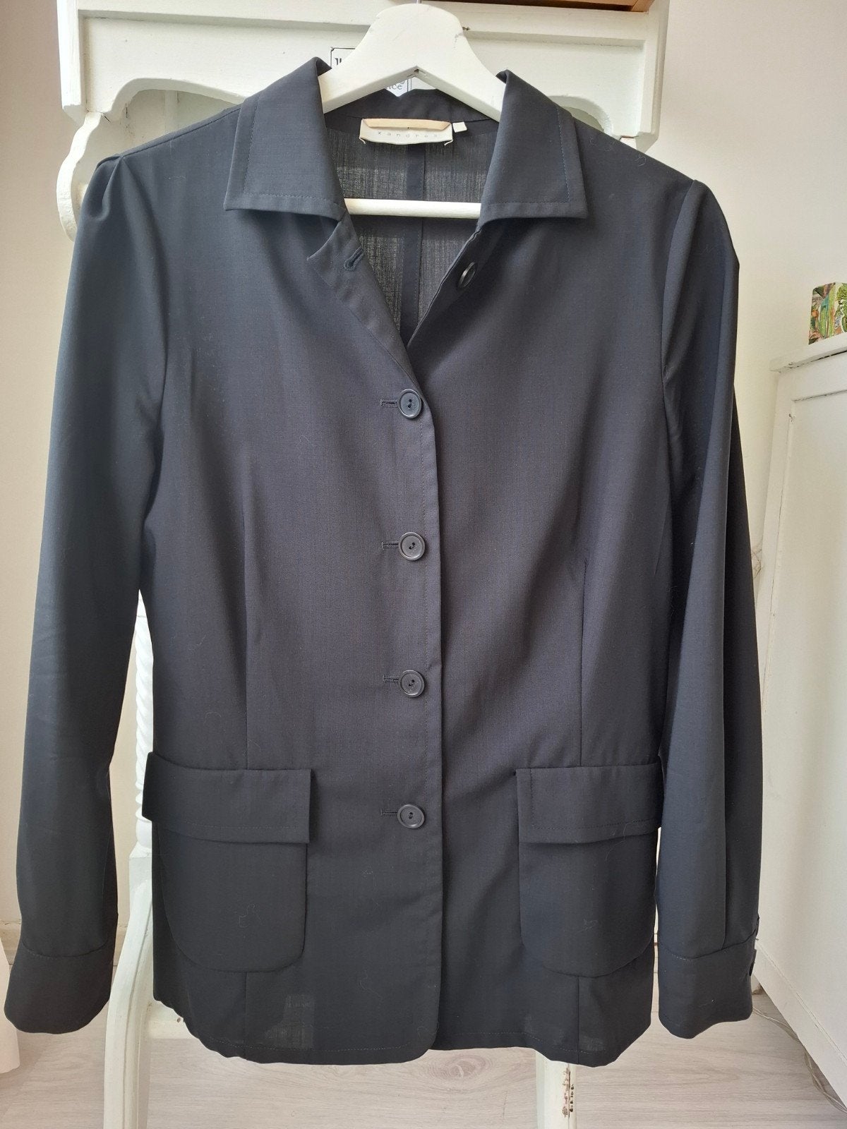 Xandres blouse mt. L, Verzenden, Zwart, Maat 42/44 (L), Nieuw