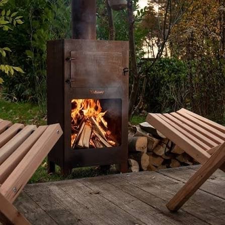 Nieuw! Weltevree Outdooroven, pizza schep en schoorsteenkap, Ophalen of Verzenden, Nieuw, Vuurkorf