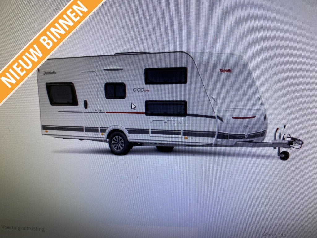 Dethleffs C'Go UP 525 KR Active model 2027, Standaardzit, Bedrijf, Meer dan 6, Dwarsbed