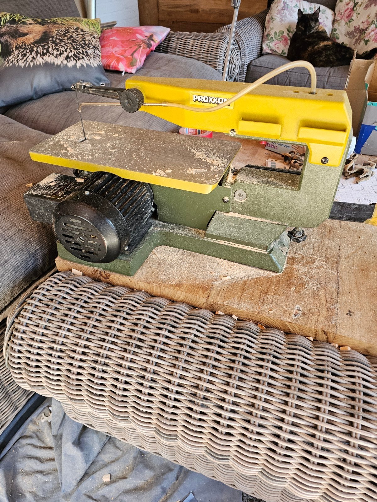 Gereviseerde Proxxon figuurzaagmachine, goed werkend, Ophalen of Verzenden, Gebruikt, Figuurzaag, Proxxon