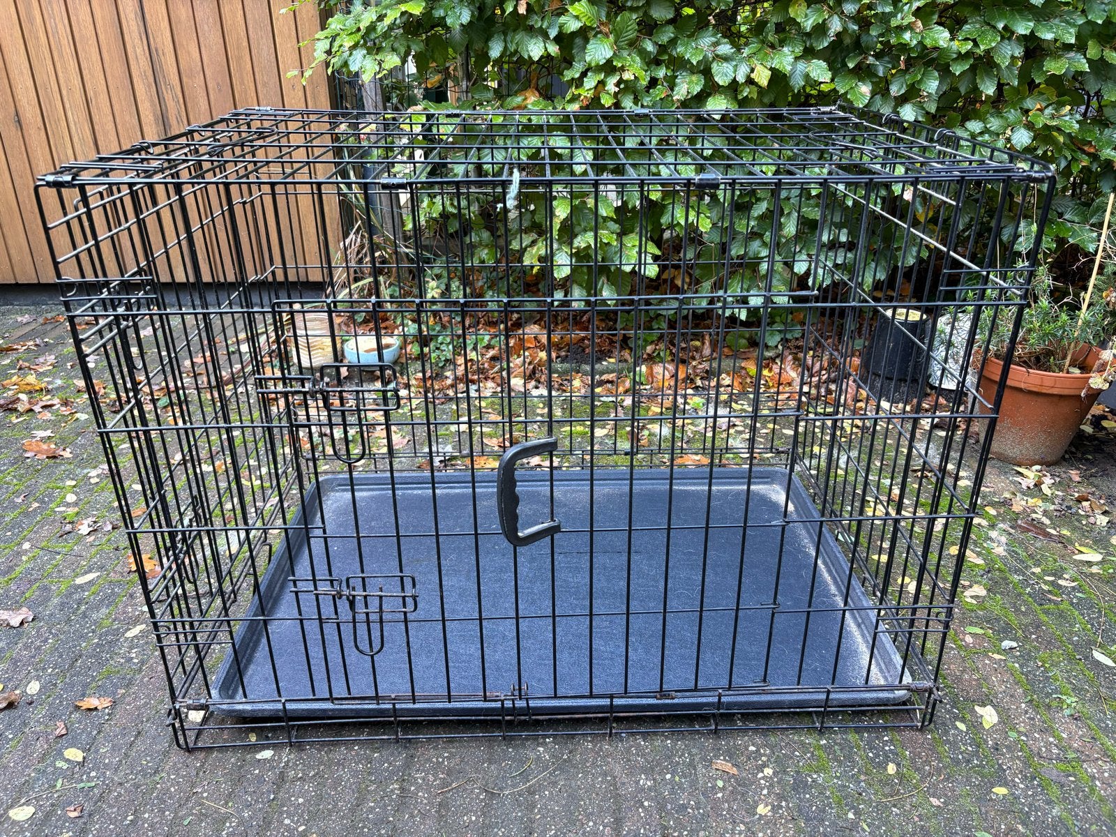 Bench afsluitbaar en inklapbaar, Ophalen, Gebruikt