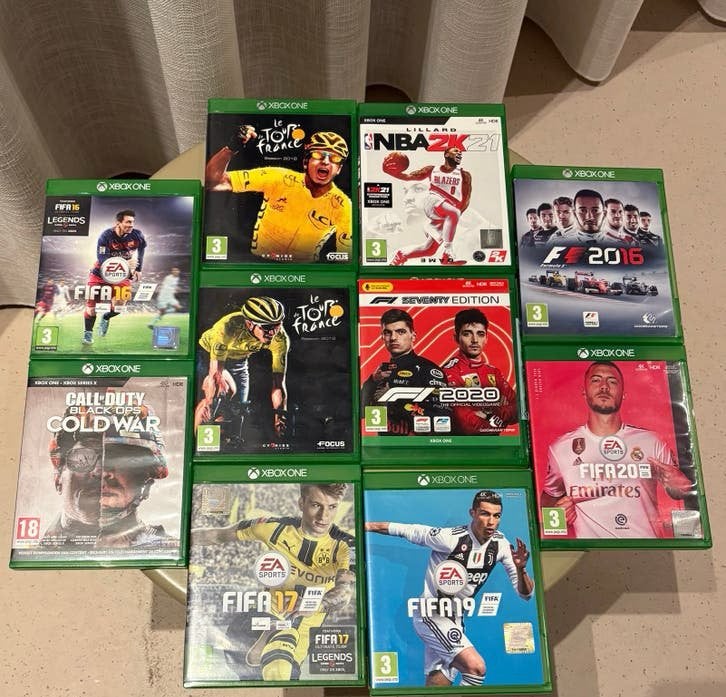 Xbox1 games fifa, nba en de tour (f1 zijn al verkocht), Ophalen of Verzenden, Zo goed als nieuw, Sport, 3 spelers of meer