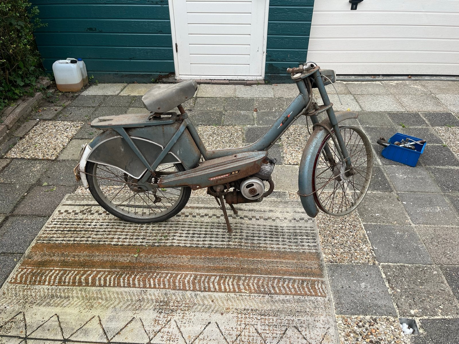 Peugeot 102 bb1c bromfiets, Fietsen en Brommers, Ophalen of Verzenden, Gebruikt, Maximaal 45 km/u