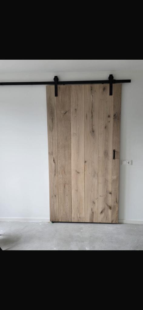 Eiken Staldeuren op maat, Ophalen of Verzenden, Zo goed als nieuw, Binnendeur, 215 cm of meer
