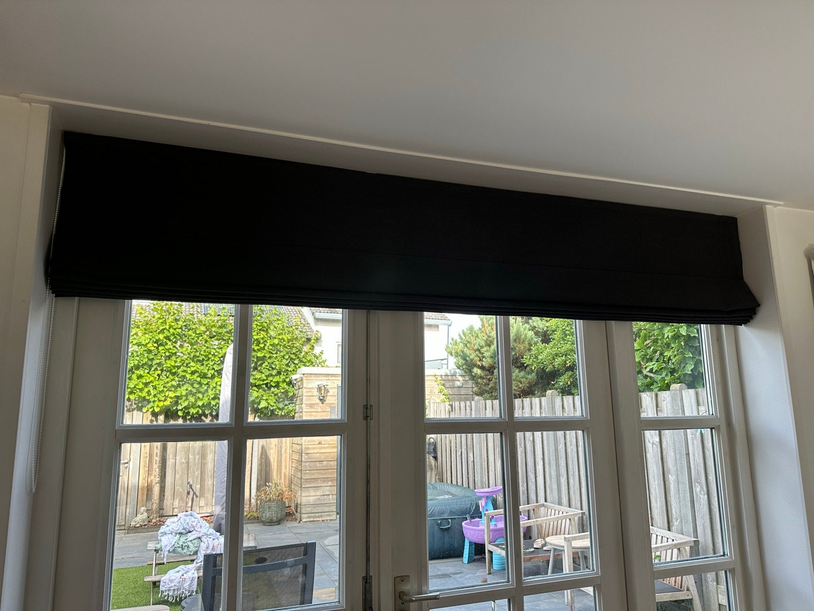 Vouwgordijn - Truth Antraciet VTRHG07 (250x200cm), Ophalen, Zo goed als nieuw, Vouwgordijn, Polyester