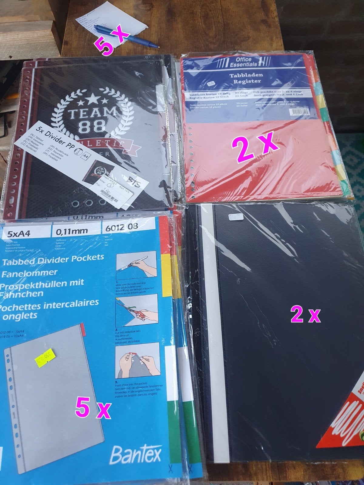 Nieuwe set school spullen, Diversen, Schoolbenodigdheden, Ophalen of Verzenden, Nieuw