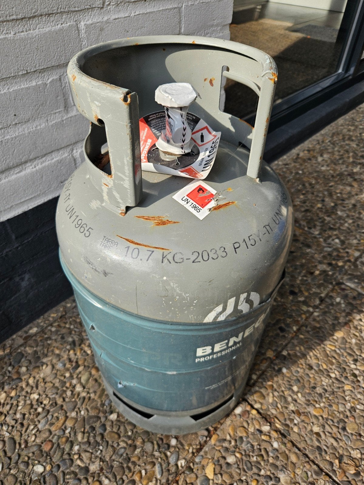Gasfles 10.7 KG - BENECIA PROFESSIONAL, Ophalen, Nieuw, BENECIA PROFESSIONAL
