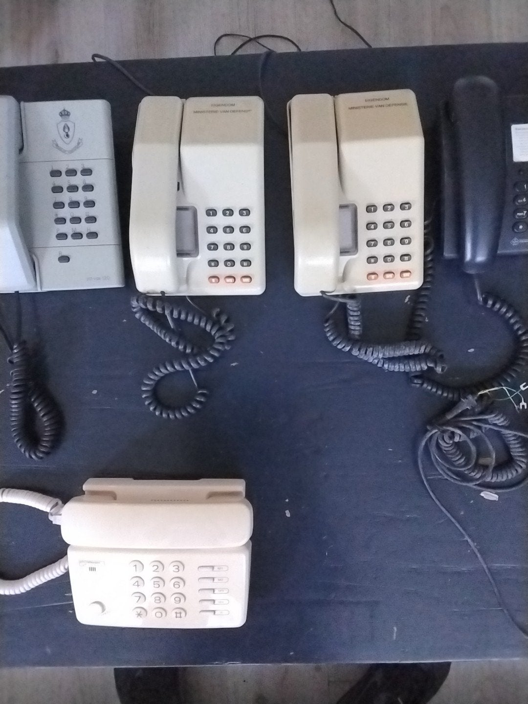 Partij van 10 vaste telefoons - Vintage/Retro, Ophalen of Verzenden, Gebruikt
