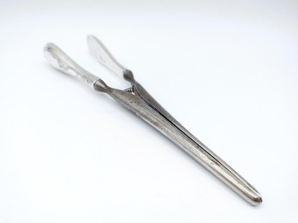 Handschoenspanner met zilveren heften, Vos & Schoorl, 1918, Antiek en Kunst, Verzenden, Zilver