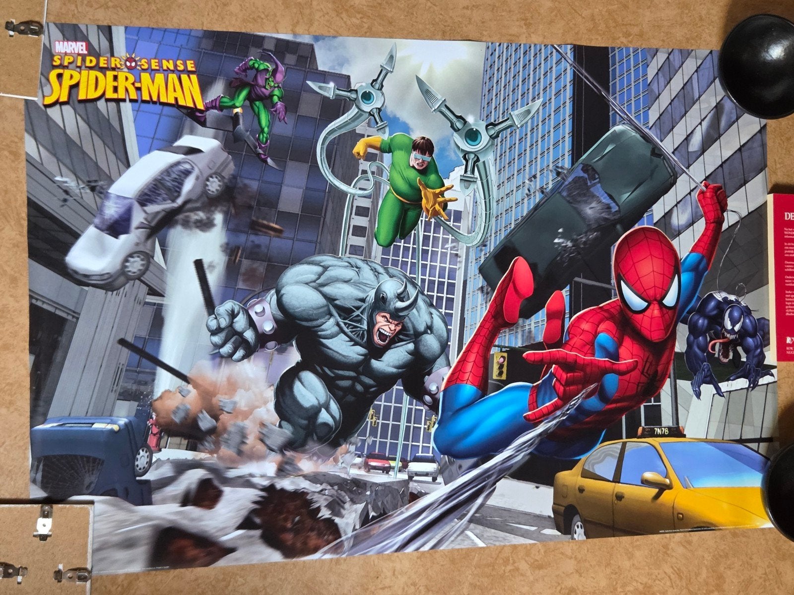 Spiderman Poster - Marvel Comics - 61x91cm, Rechthoekig Staand, Deurposter of groter, Ophalen of Verzenden, Zo goed als nieuw