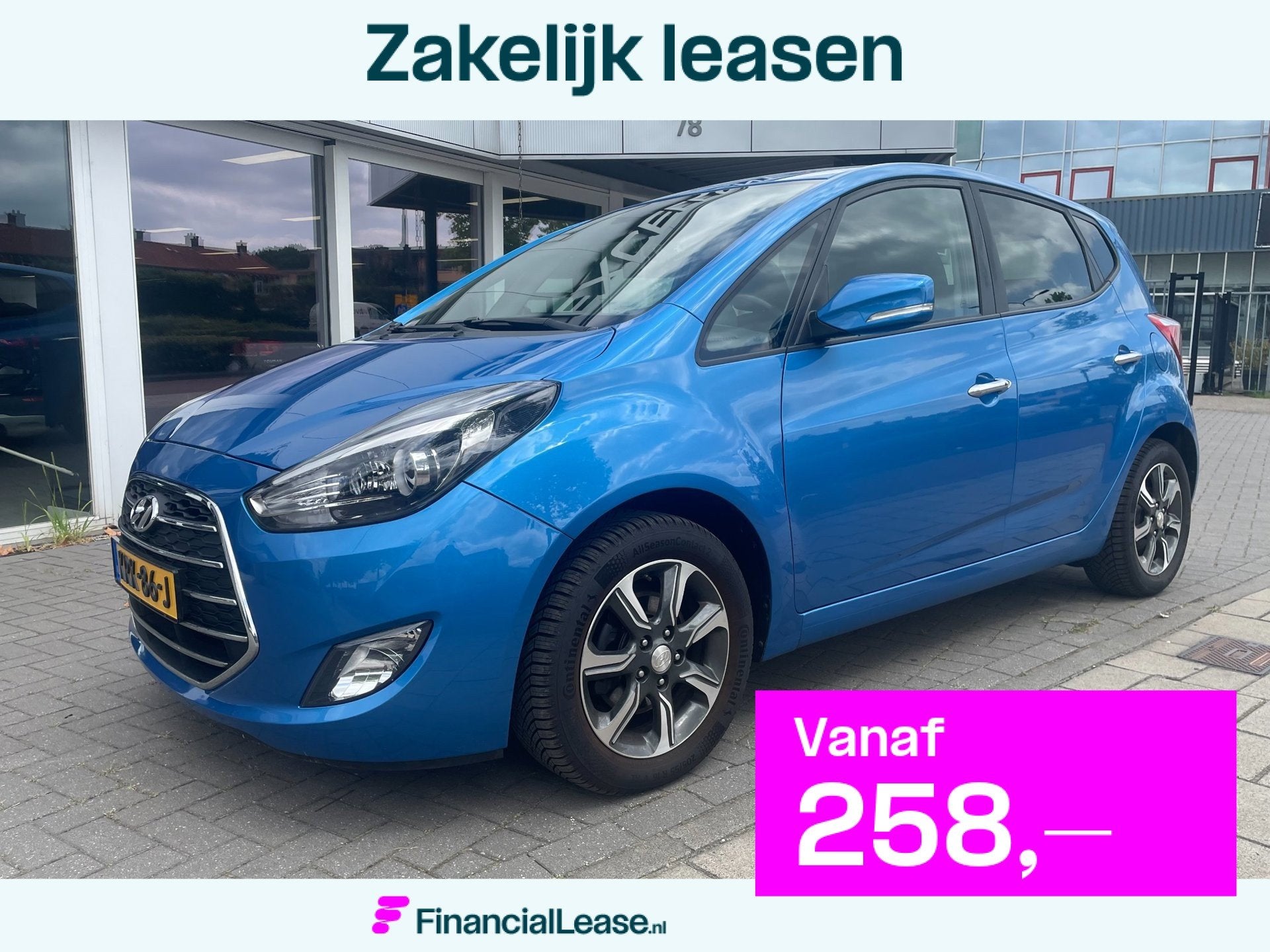 Hyundai Ix20 1.6i Go!- Automaat - Navigatie, Dealer onderhouden, Gebruikt, Blauw, 1197 kg