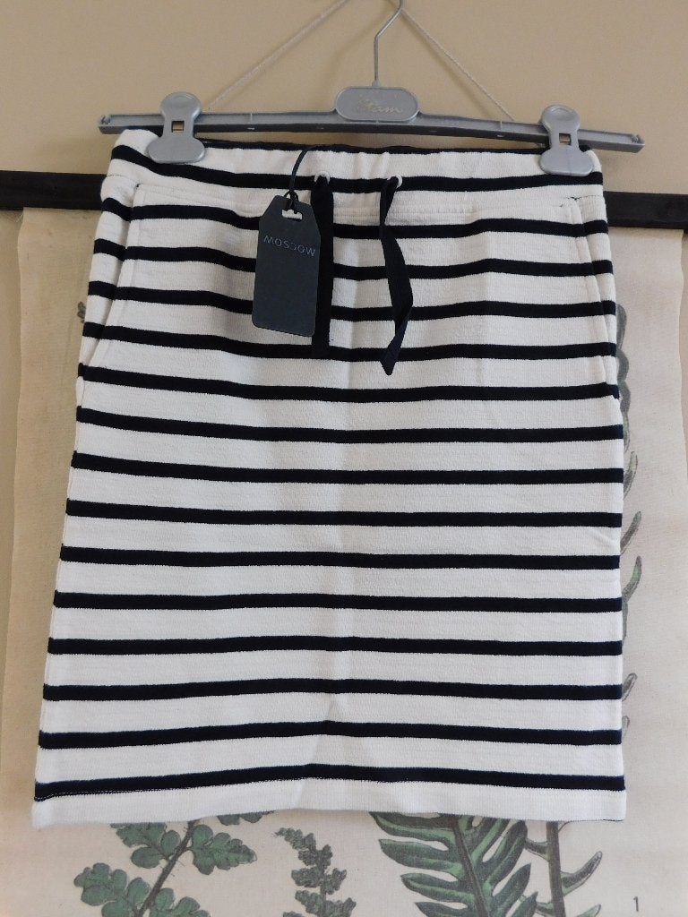 Moscow rokje white sand/night blue stripe 152 Nieuw (ww 70e), Meisje, Nieuw, Ophalen of Verzenden, Jurk of Rok