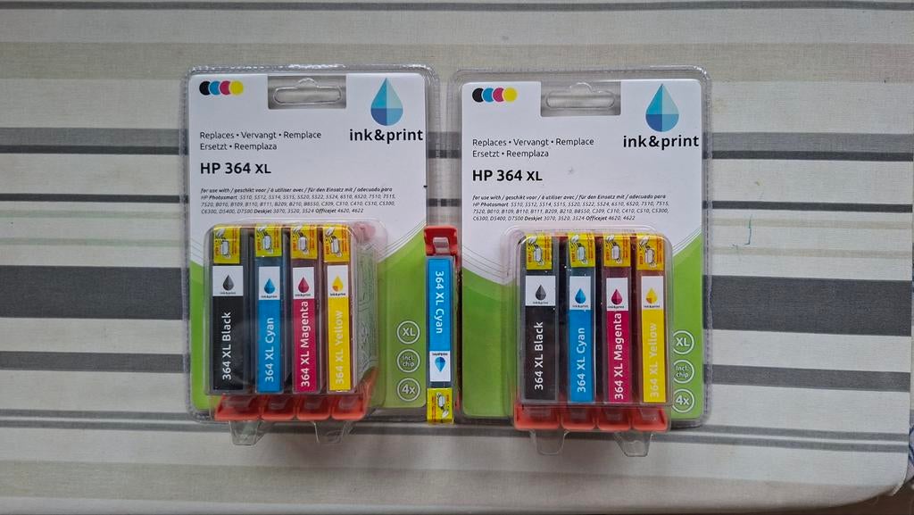 HP 364 XL Inktcartridges - Nieuw in verpakking, Ophalen of Verzenden, Nieuw, Cartridge, HP