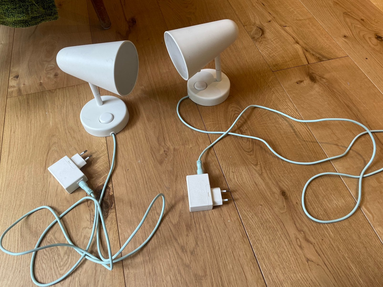 Set van 2 witte IKEA kinderwandlampen, Wit, Zo goed als nieuw, Modern, Ophalen