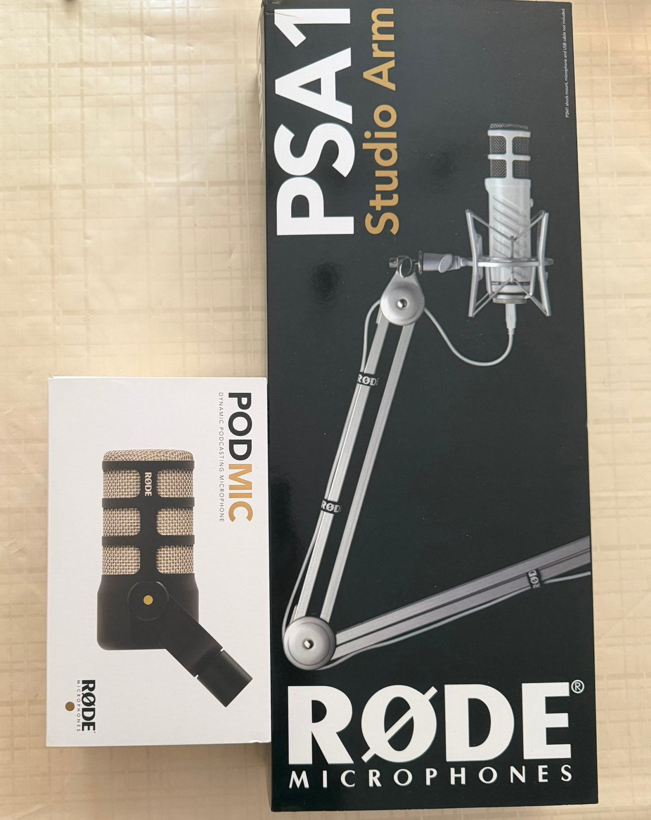 RØDE Podcast Bundel – 2 PodMic + 2 PSA1, Computers en Software, Ontwerp- en Bewerkingssoftware, Zo goed als nieuw, Ophalen of Verzenden