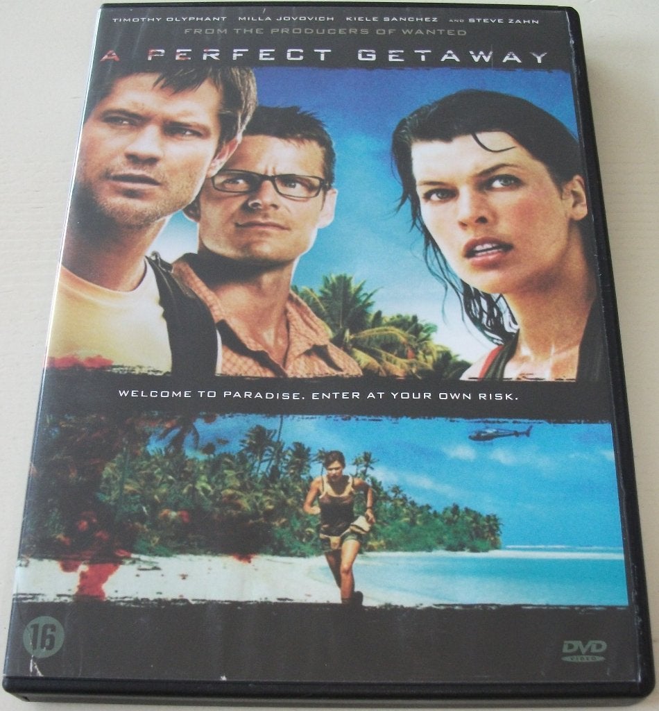 Dvd *** PERFECT GETAWAY *** Welcome to paradise, Vanaf 16 jaar, Ophalen of Verzenden, Zo goed als nieuw, Actiethriller