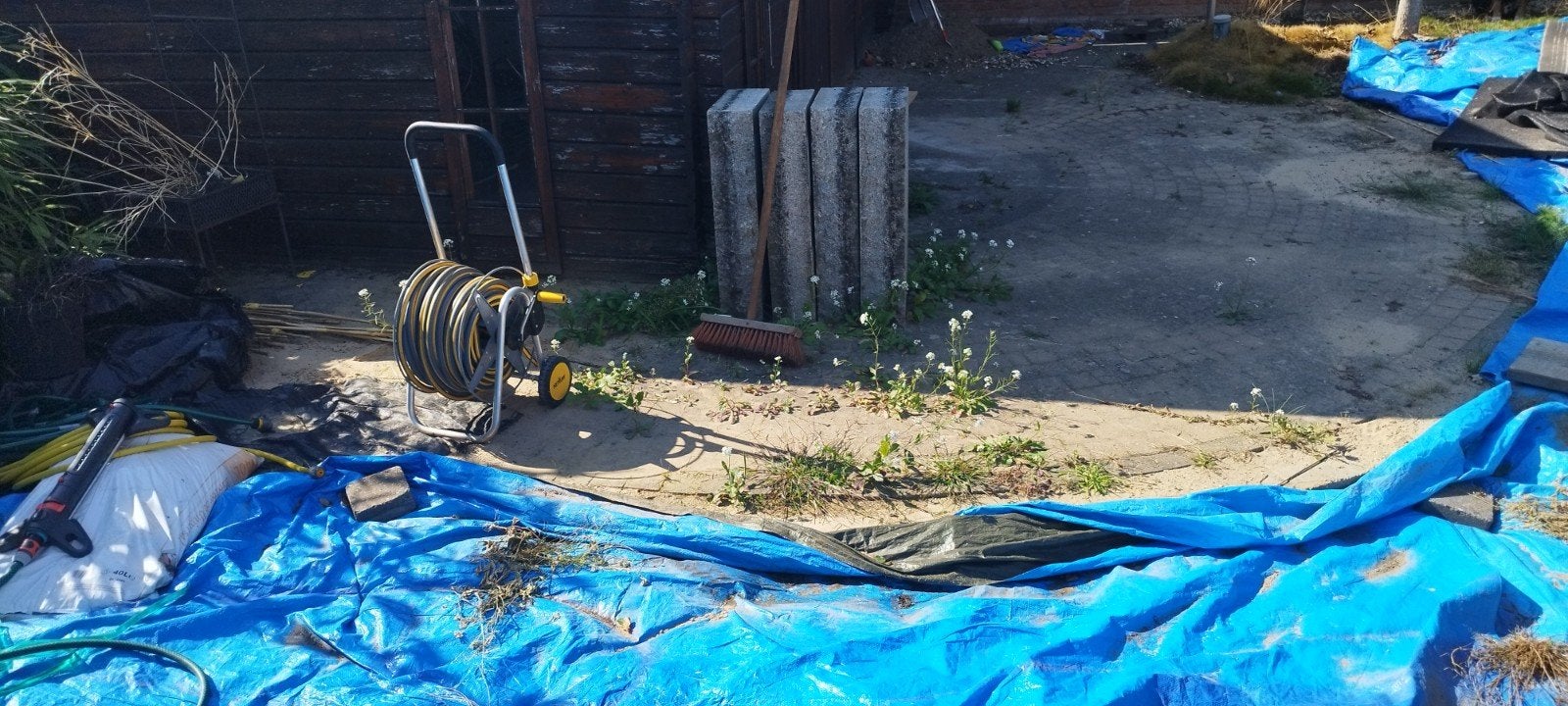 GRATIS Gebruikte klinkers voor terras of oprit, Ophalen, Gebruikt, Klinkers, 10 m² of meer