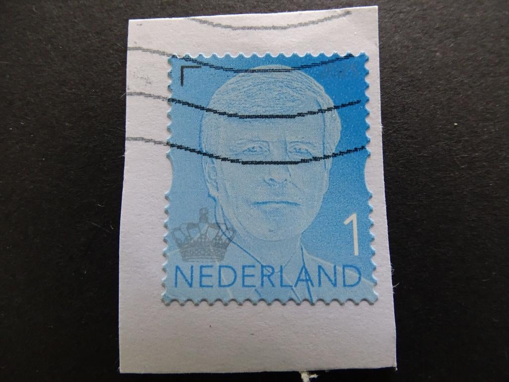Postzegel Nederland / Willem Alexander / Waarde 1, Ophalen of Verzenden, Na 1940, Gestempeld