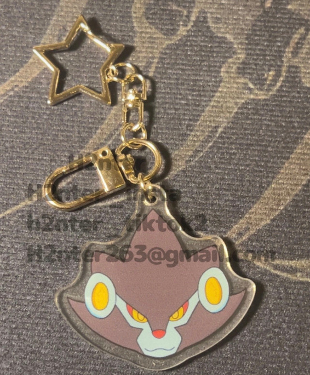 Luxray pokemon keychain, Verzamelen, Sleutelhangers, Ophalen of Verzenden, Zo goed als nieuw, Dier of Natuur