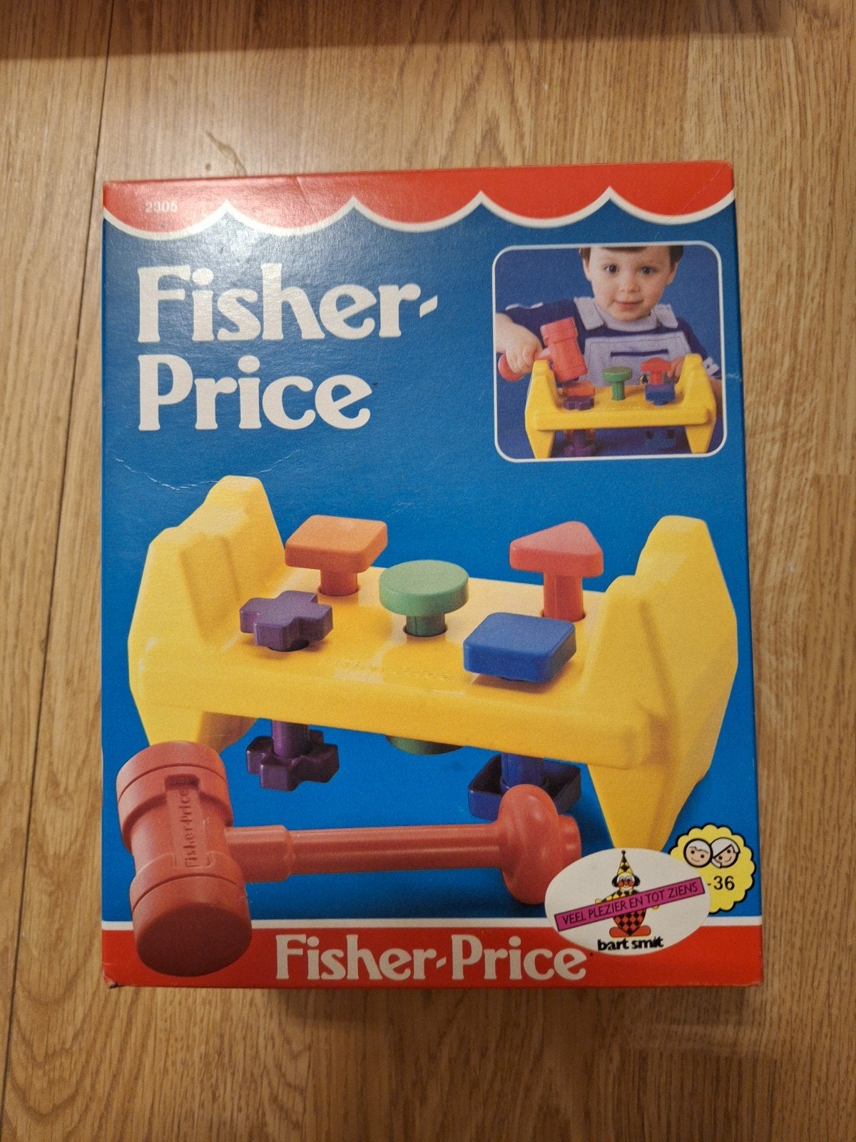 Vintage fisher price 1986 hamerbank model 2305, Ophalen of Verzenden, Gebruikt, Speelset