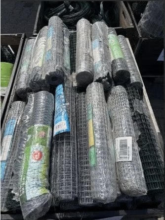 Kippengaas & Volièregaas – Diverse Maten & Kleuren, €8,-, Tuin en Terras, Ophalen, Zo goed als nieuw, Minder dan 10 meter, Gaas
