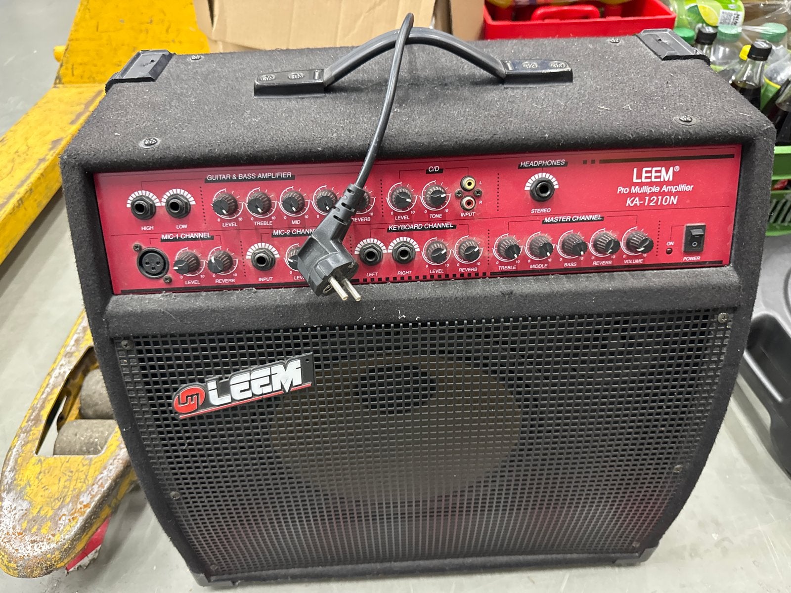 LEEM Pro Multiple Amplifier KA-1210N Versterker, Ophalen, Gebruikt, Gitaar, 50 tot 100 watt