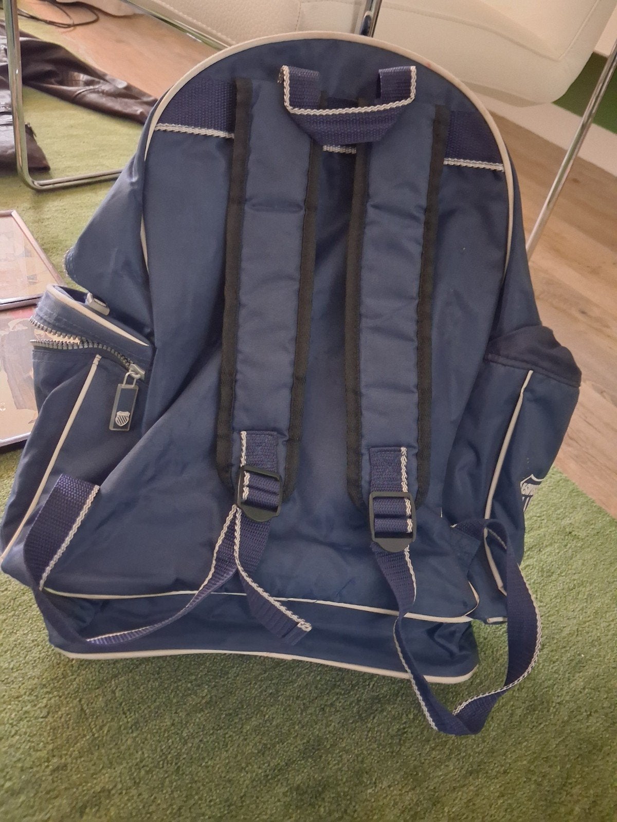 K-Swiss rugzak - Blauw met wit logo, Gebruikt, Tas, Ophalen, L2