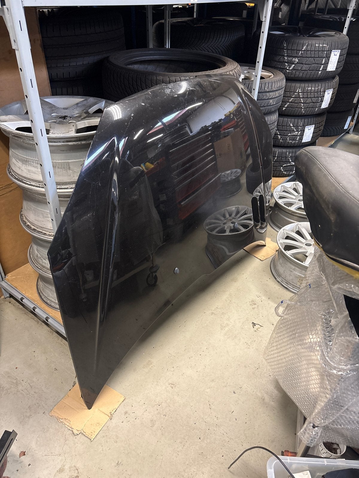 Peugeot 206 Motorkap - Zwart, Auto-onderdelen, Carrosserie en Plaatwerk, Gebruikt, Voor, Ophalen of Verzenden, Motorkap