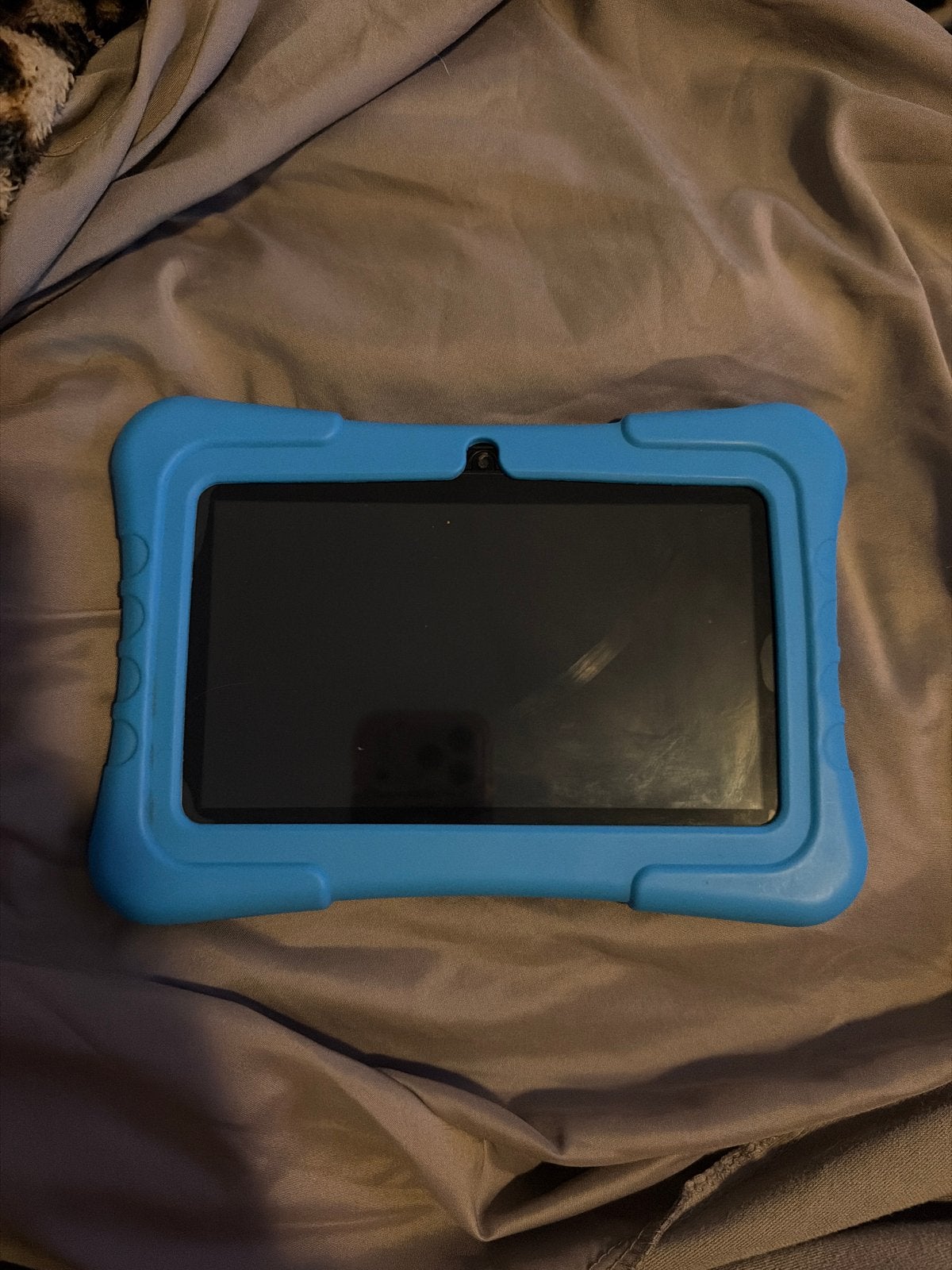 Kinder Android Tablet met stevige blauwe hoes, Ophalen, Gebruikt, Wi-Fi, 7 inch of minder