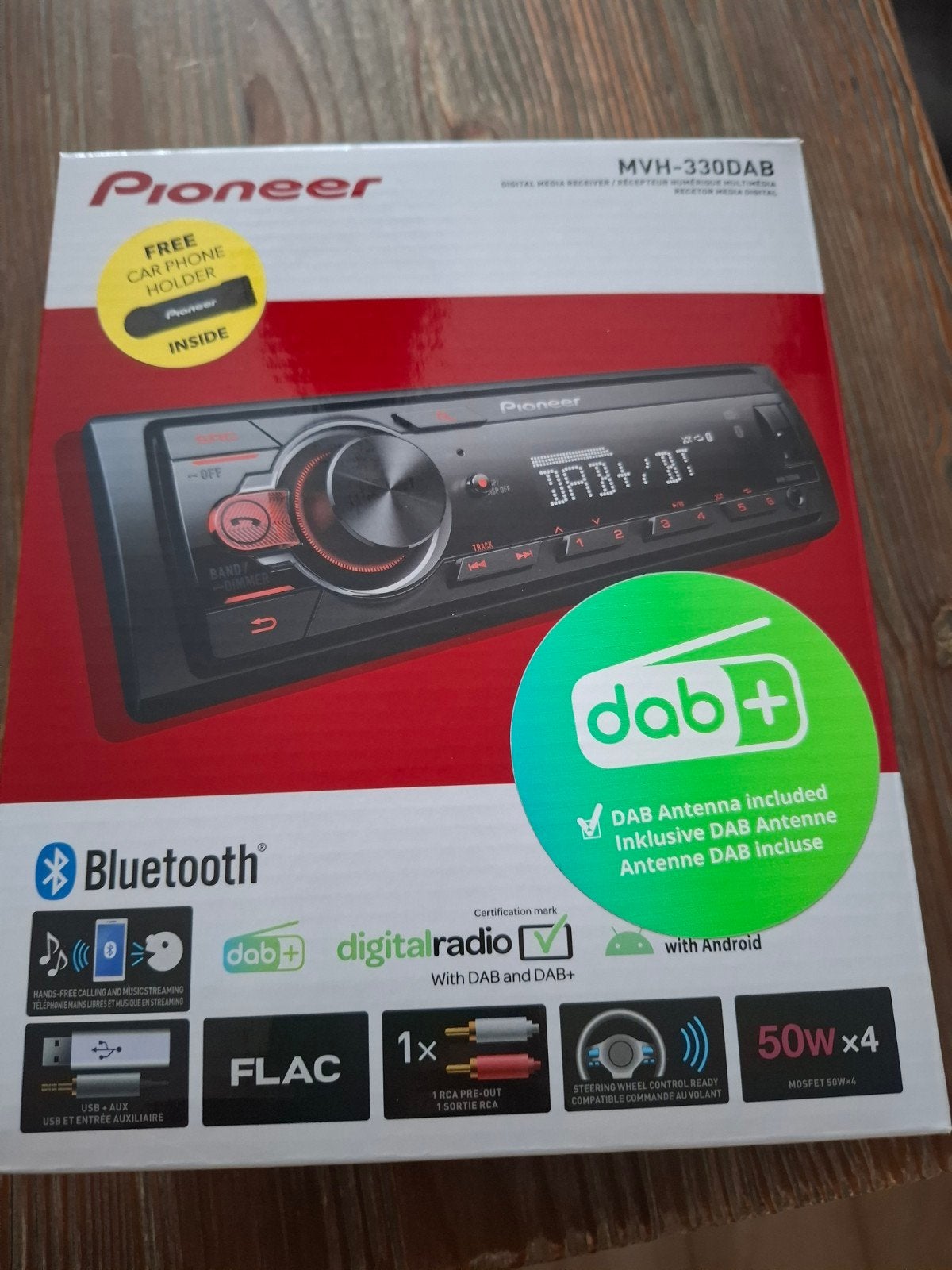 Pioneer MVH-330DAB Autoradio met DAB+ en Bluetooth, Auto diversen, Ophalen of Verzenden, Nieuw