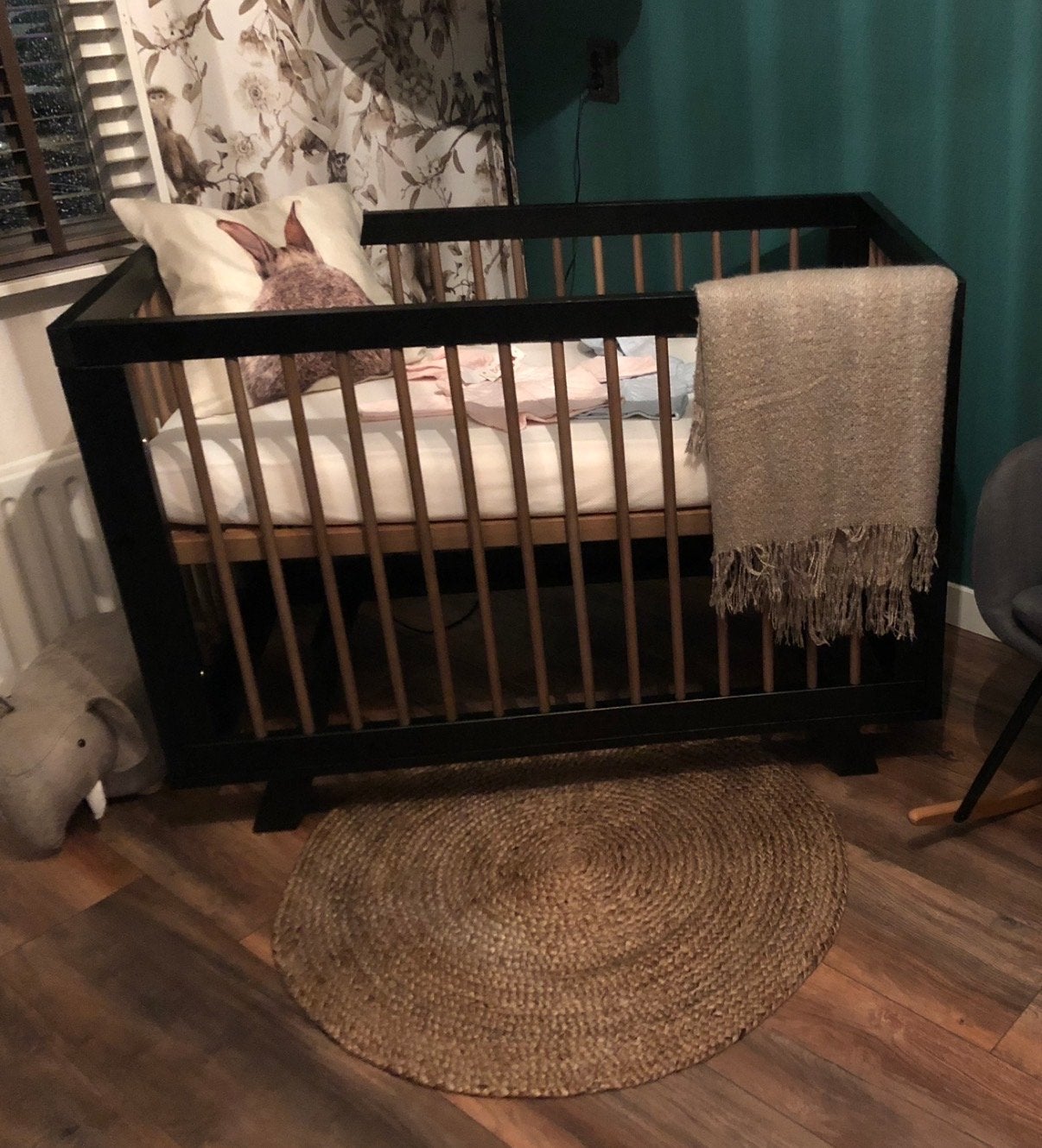 Coming Kids Harper baby Ledikant 60 x 120 - incl matras, Ophalen, Zo goed als nieuw, Ledikant