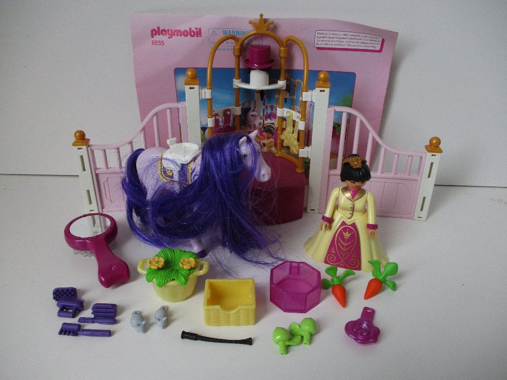 playmobil Prinsessen paardenverzorging, Complete set, Ophalen of Verzenden, Zo goed als nieuw, Princess