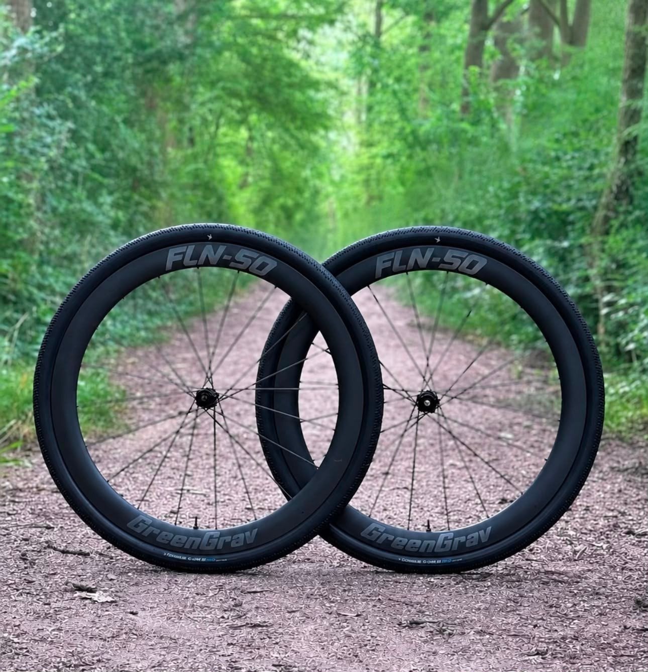 Carbon Gravel Wielset | 1165g | Carbon Spaken | GreenGrav, Fietsen en Brommers, Fietsonderdelen, Wiel, Nieuw, Ophalen of Verzenden