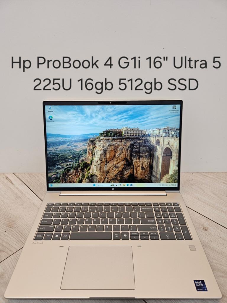 Nieuw: Hp ProBook 4 G1i 16" Ultra 5 225U 16gb 512gb SSD, EenvoudPc B.V., Met videokaart, Qwerty, Nieuw