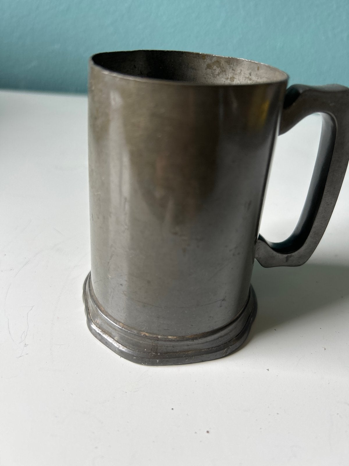 Antieke tinnen bierpul / maatbeker, Antiek en Kunst, Ophalen of Verzenden