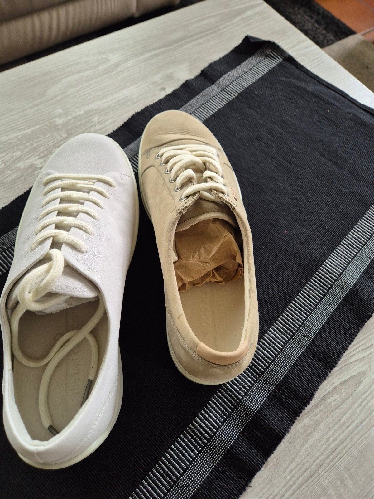Ecco wit en beige 43, Ophalen of Verzenden, Nieuw