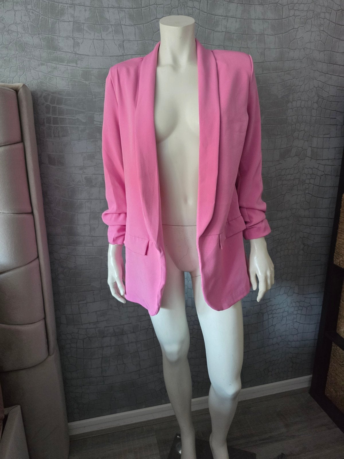Roze blazer van New Collection, Kleding | Dames, Maat 38/40 (M), Nieuw, Ophalen of Verzenden, Jasje