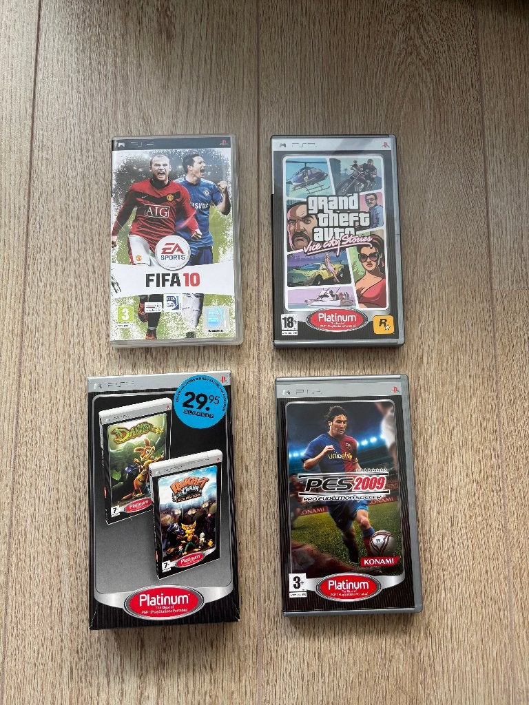 5x PSP Games - GTA Vice City Stories, Avontuur en Actie, Vanaf 18 jaar, 1 speler, Ophalen of Verzenden