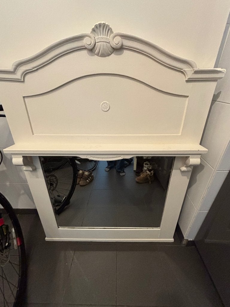 Grote spiegel, Huis en Inrichting, Woonaccessoires | Spiegels, Ophalen, Gebruikt, 100 tot 150 cm, 75 tot 100 cm