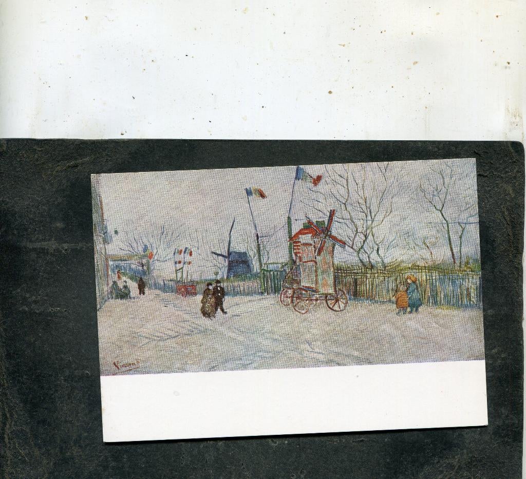Ansicht Vincent van Gogh - Hoekje op Montmartre, Verzenden, 1980 tot heden, Ongelopen
