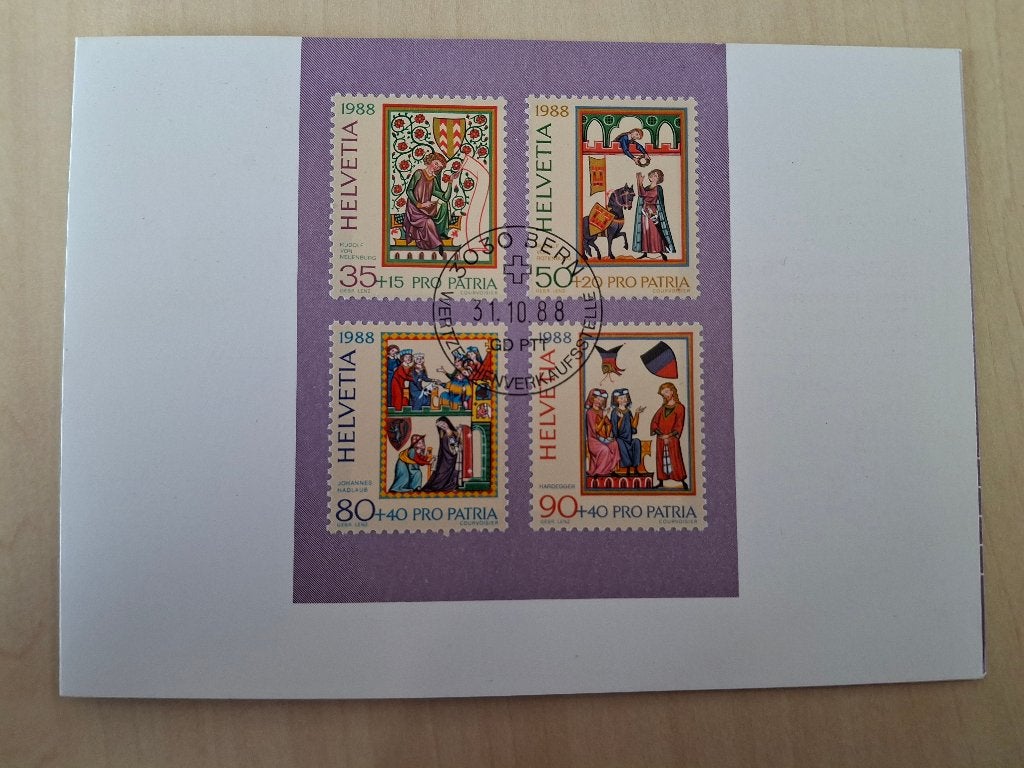 Eerste dag postzegels Zwitserland, Postzegels en Munten, Ophalen of Verzenden