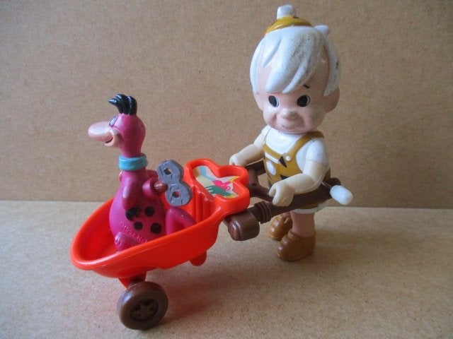 adv10699 flintstones opwind figuur 1, Ophalen, Overige figuren, Gebruikt, Beeldje of Figuurtje