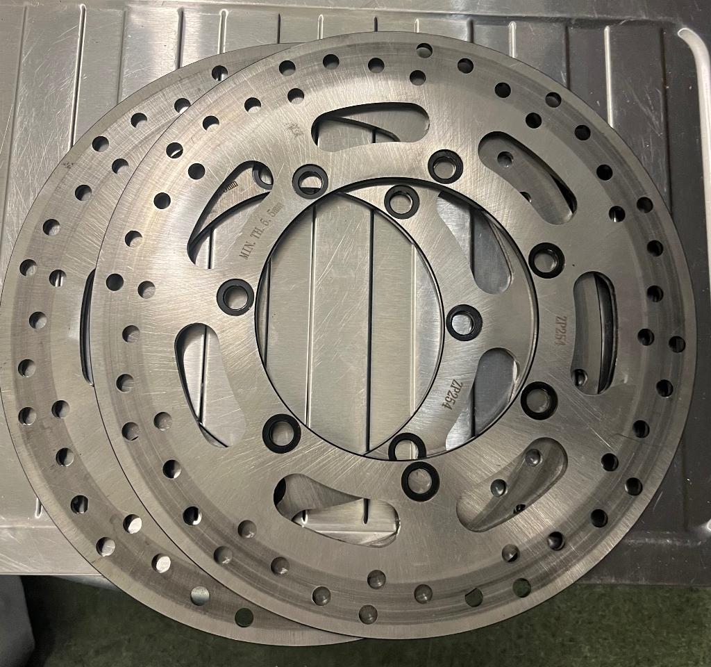 Kawasaki voorremschijven 280mm (ZP254) – set, Motoren, Onderdelen | Kawasaki, Nieuw, Ophalen