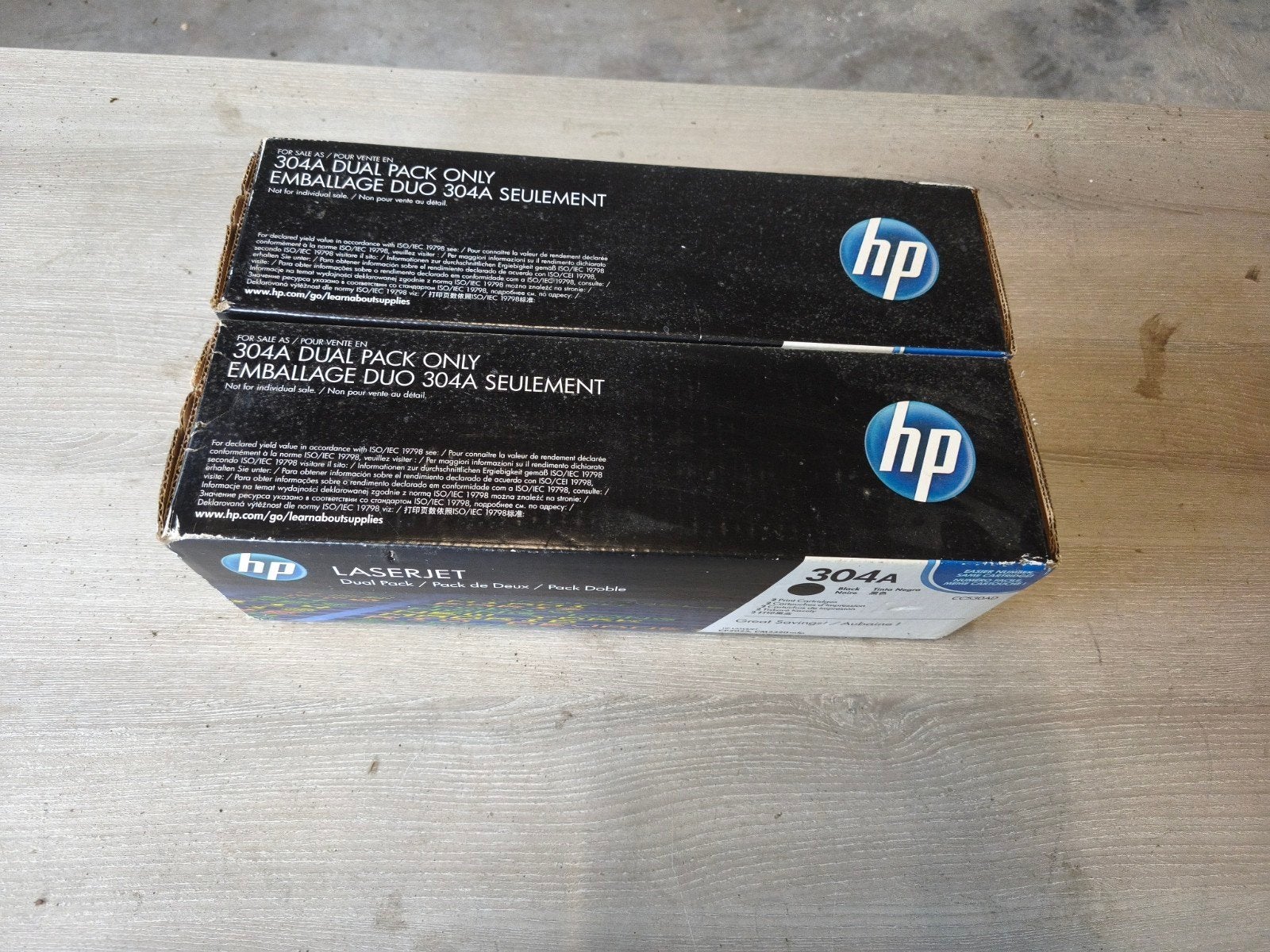 HP LaserJet 304A Dual Pack Zwarte Tonercartridges (2 stuks), Computers en Software, Ophalen, Nieuw, Toner, HP