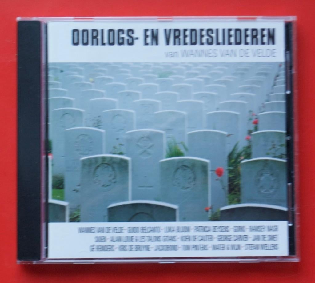 cd Oorlogs- en vredesliederen van Wannes van de Velde Sioen, Cd's en Dvd's, Ophalen of Verzenden, Zo goed als nieuw, Nederlandstalig