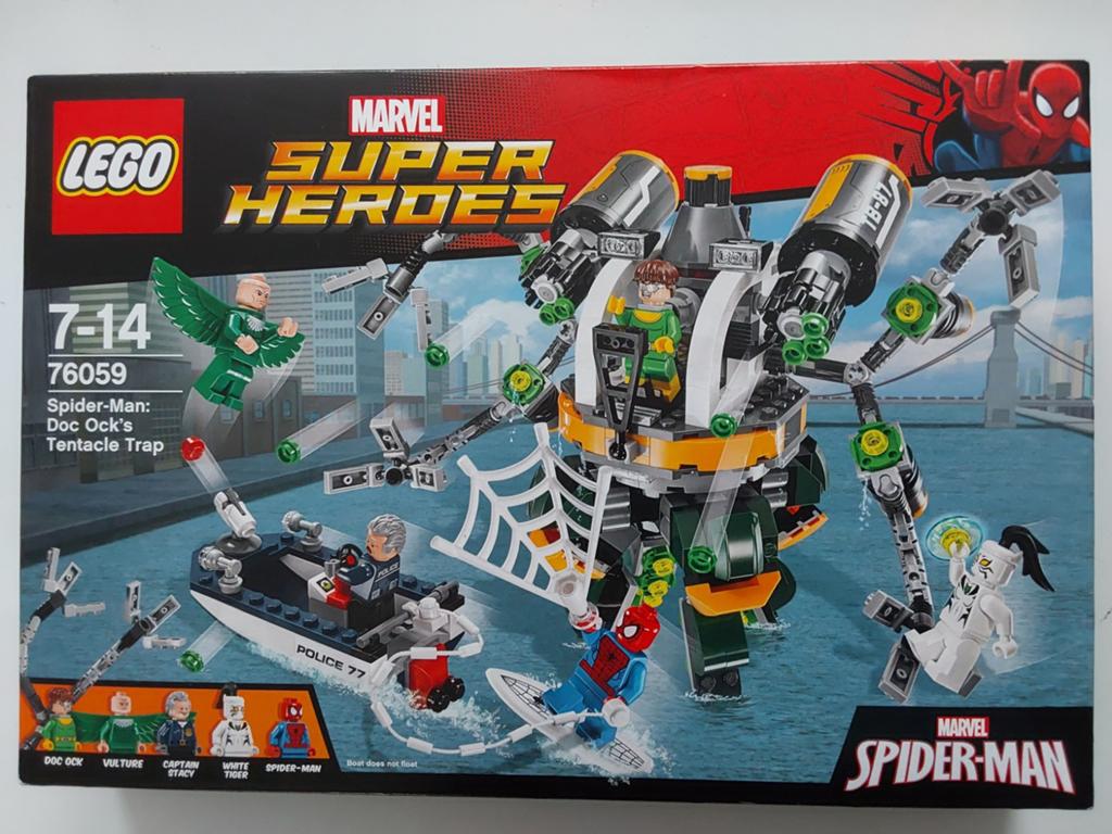 Lego Marvel Sup H 76059🆕Spider-Man Dock Ock's Tentacle Trap, Marvel, Lego, Nieuw, Ophalen of Verzenden